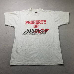 Vintage Dale Earnhardt Richard Childress Racing RCR T-Shirt Gray Size L Gray